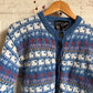 1970s Sheep Knitted Button Cardigan Jumper