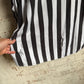 1950s Black and White Rayon Referee Shirt