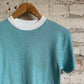 1960s Turquoise Striped Surf T-Shirt