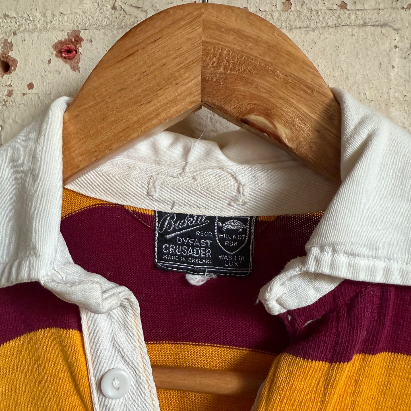 1940s 1950s Striped Bukta Rugby Shirt