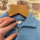 1970s Blue Towelling Zip Shirt