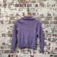 1960s Purple Wool Knitted Jumper