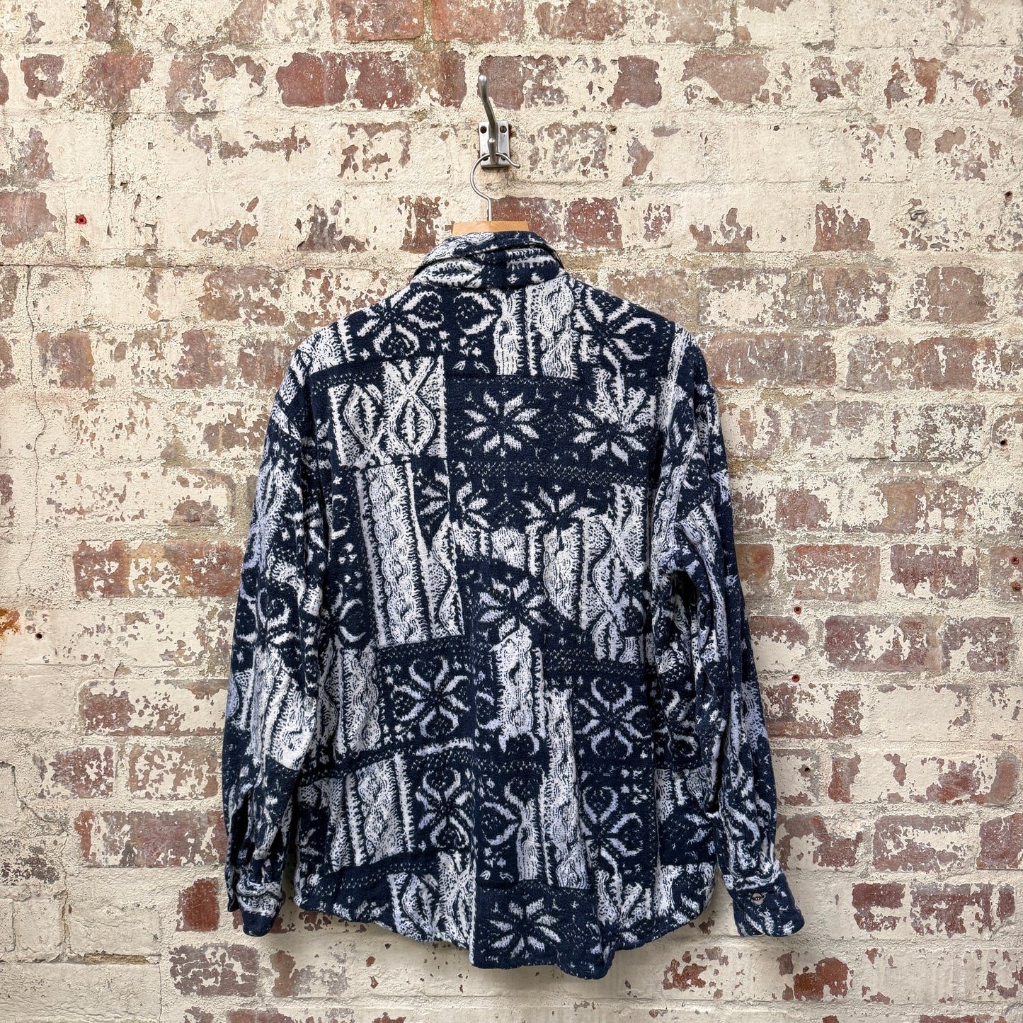 1990s Printed Long Sleeve Shirt