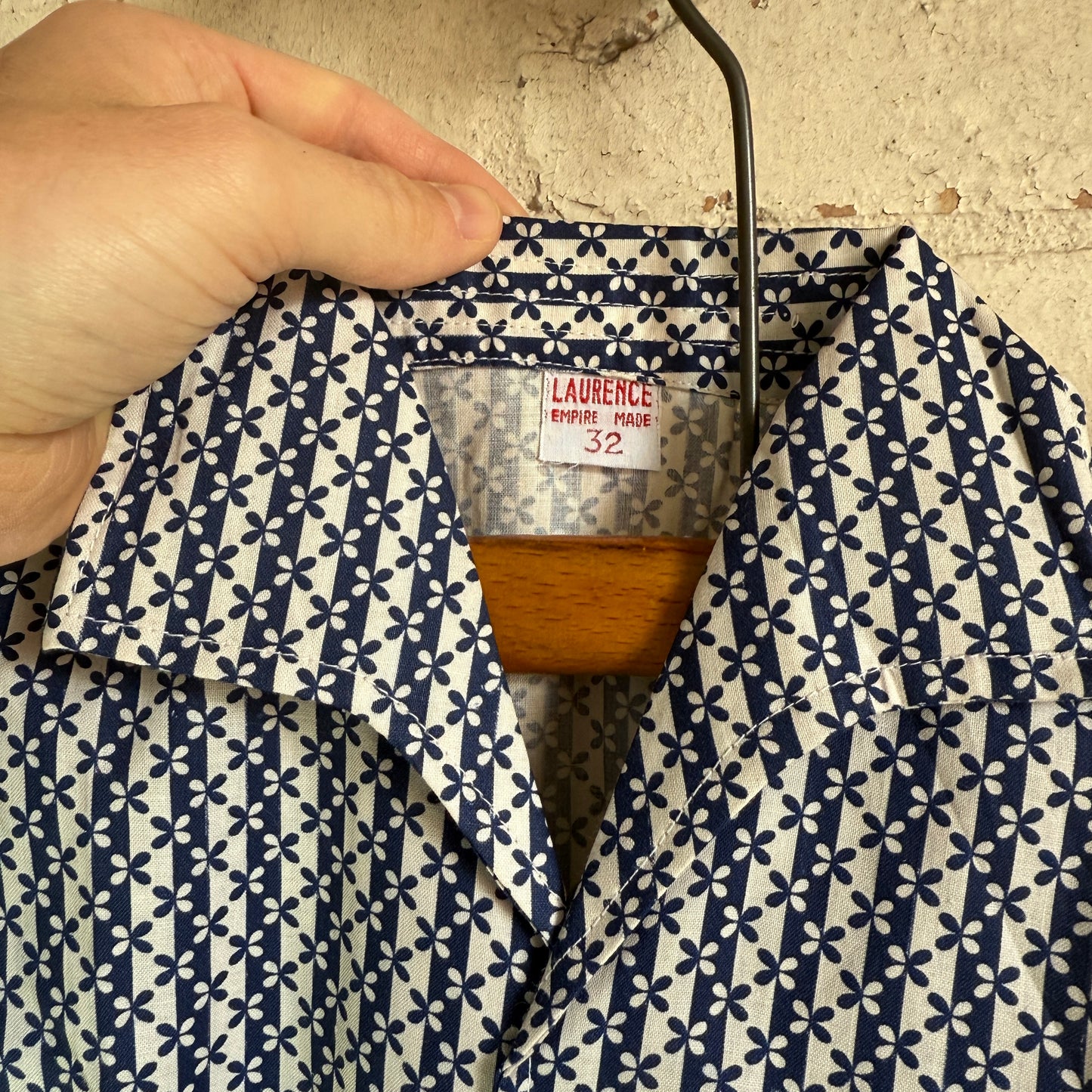 1960s Patterned British Leisure Shirt