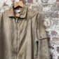 1970s Beige Suede Leather Zip Up Jacket