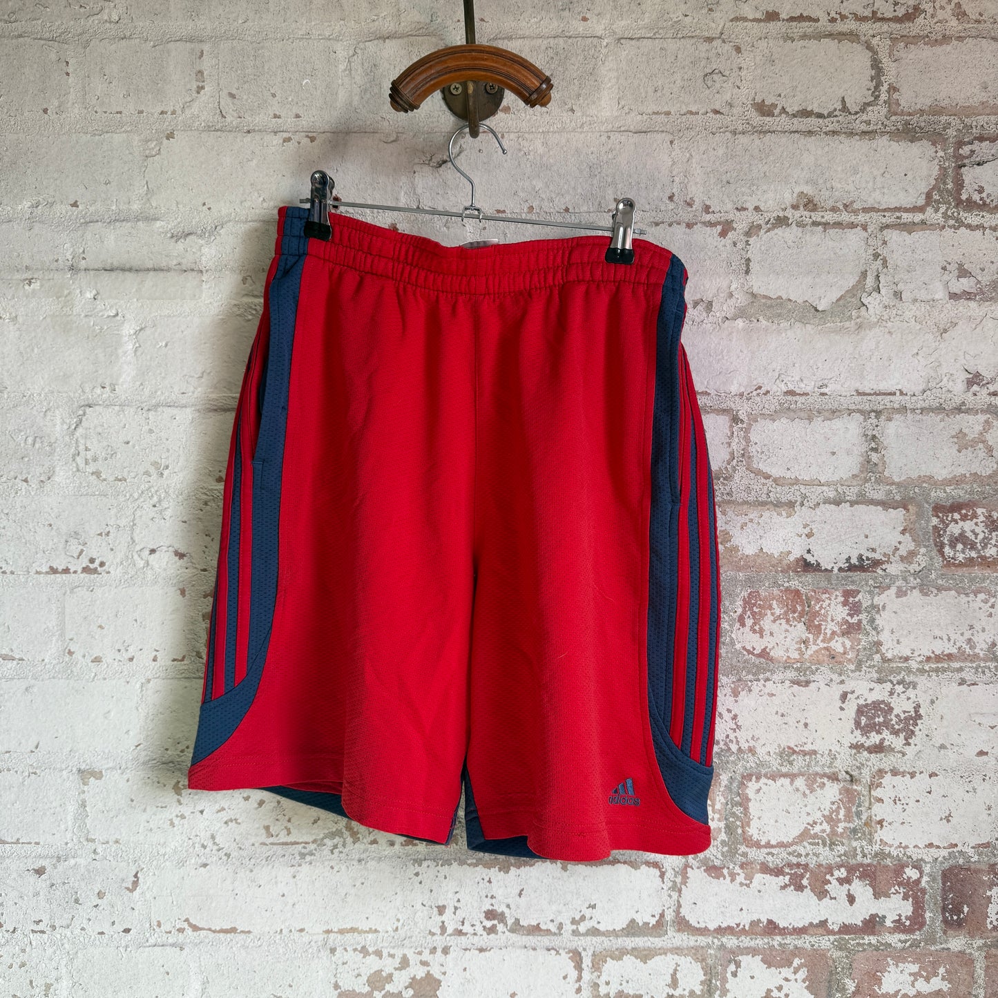 1990s Red Adidas Shorts