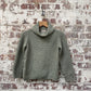 1950s Green Wool Knitted Roll Neck Jumper