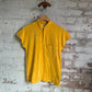 1970s Yellow Towelling Italian Button Shirt