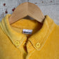 1970s Yellow Towelling Italian Button Shirt