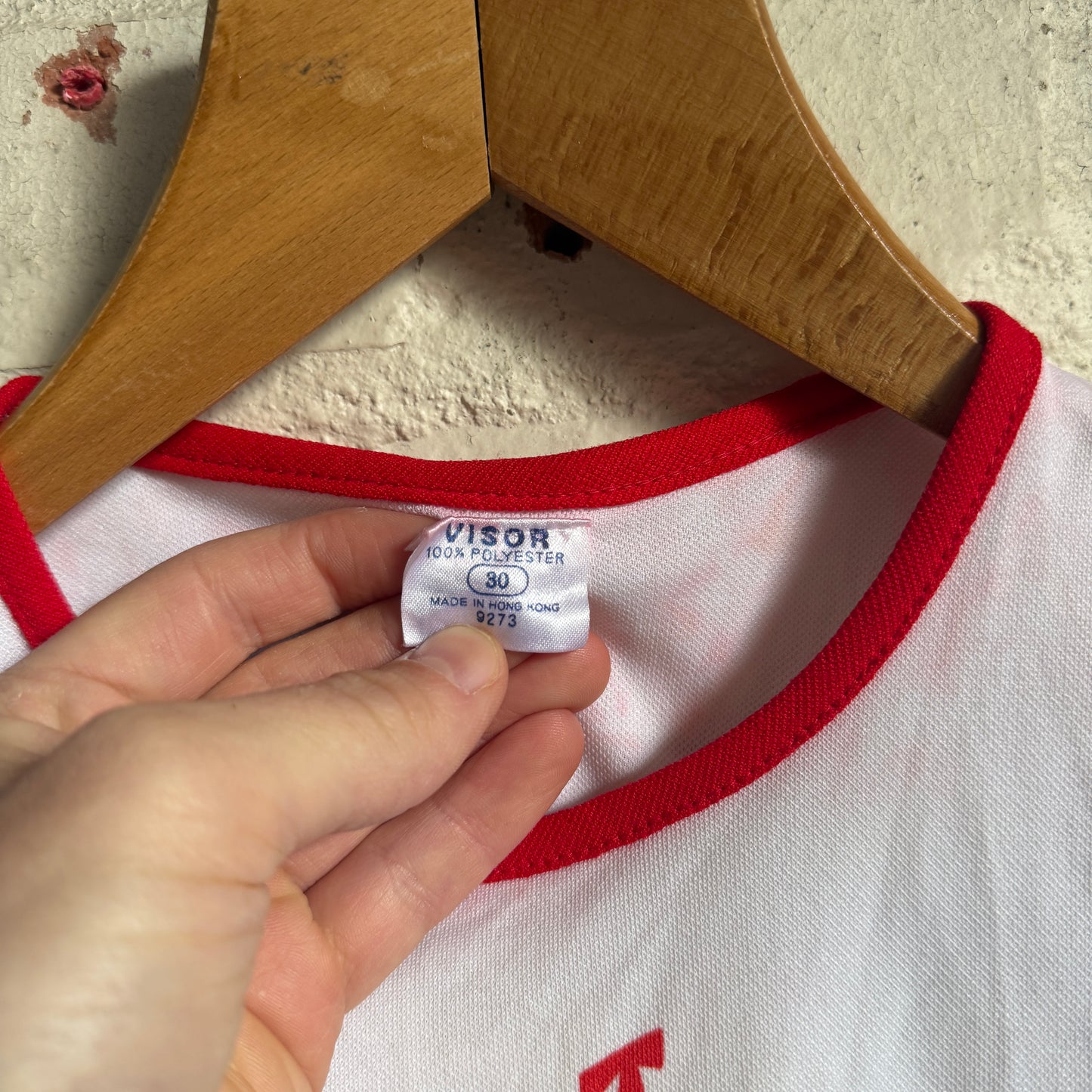 1970s White 'Look Out' Graphic T-Shirt