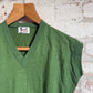 1960s Green Knitted Blouse Top