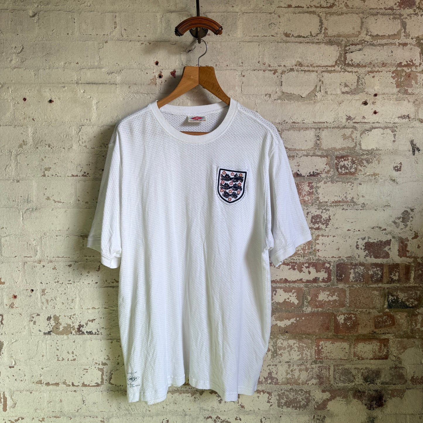 White Umbro England 1966 T-Shirt