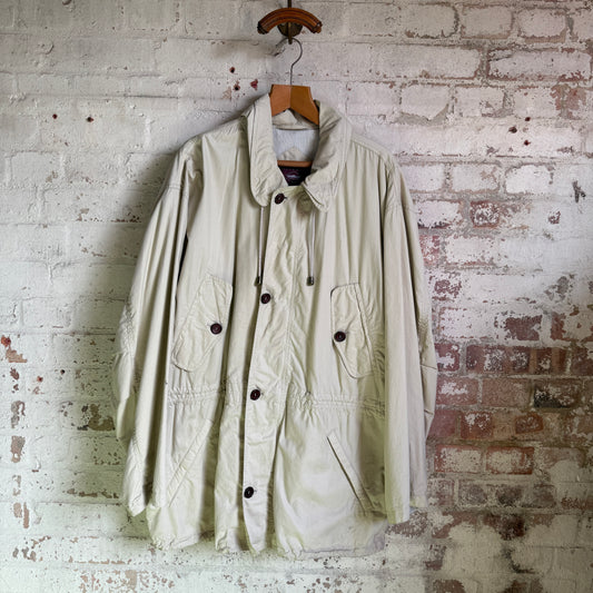 1980s Beige Swiss Walking Jacket Coat