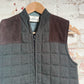1980s Green Knitted Padded Shooting Gilet