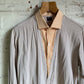 1950s 1960s Beige British Rayon Blouse Shirt