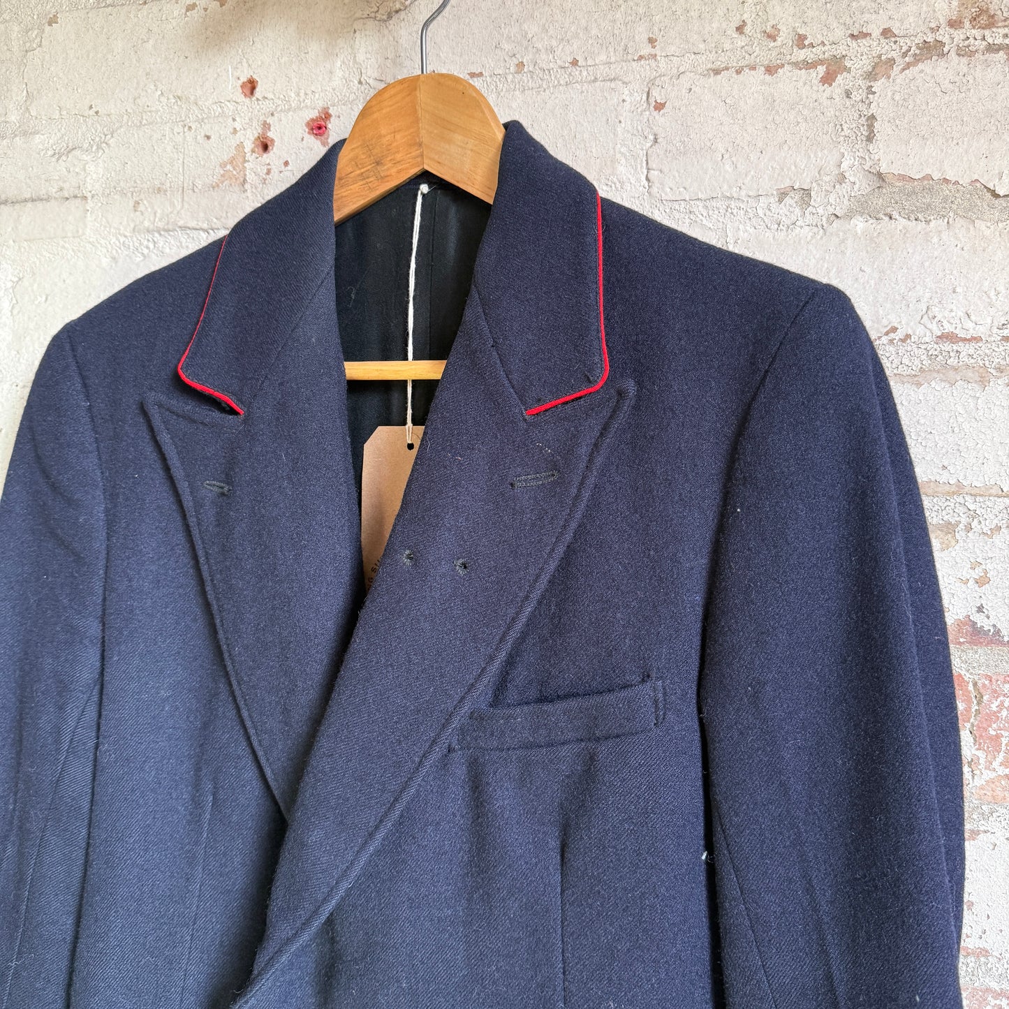 1960s Navy Wool GPO Post Office British Double Breasted Blazer