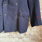 1960s Navy Wool GPO Post Office British Double Breasted Blazer
