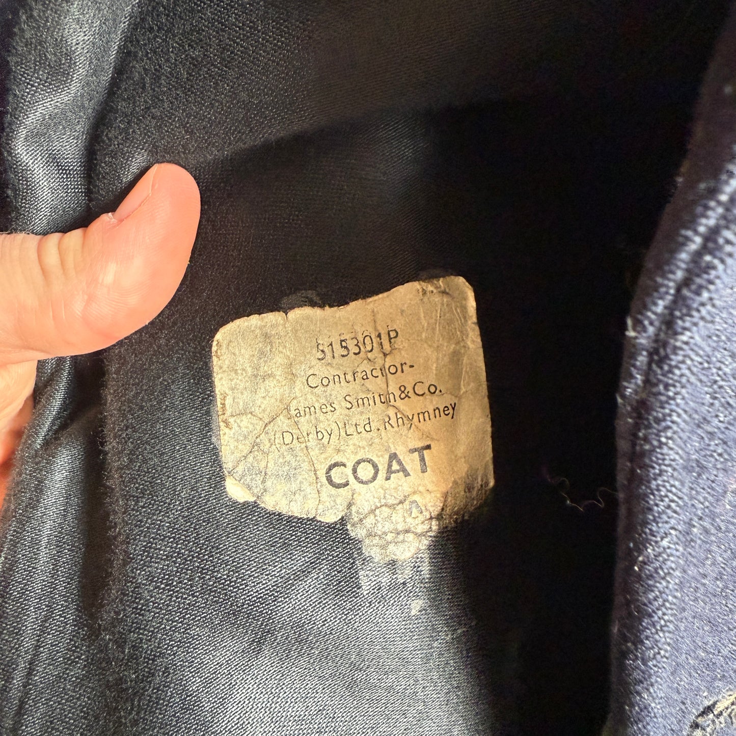 1960s Navy Wool GPO Post Office British Double Breasted Blazer