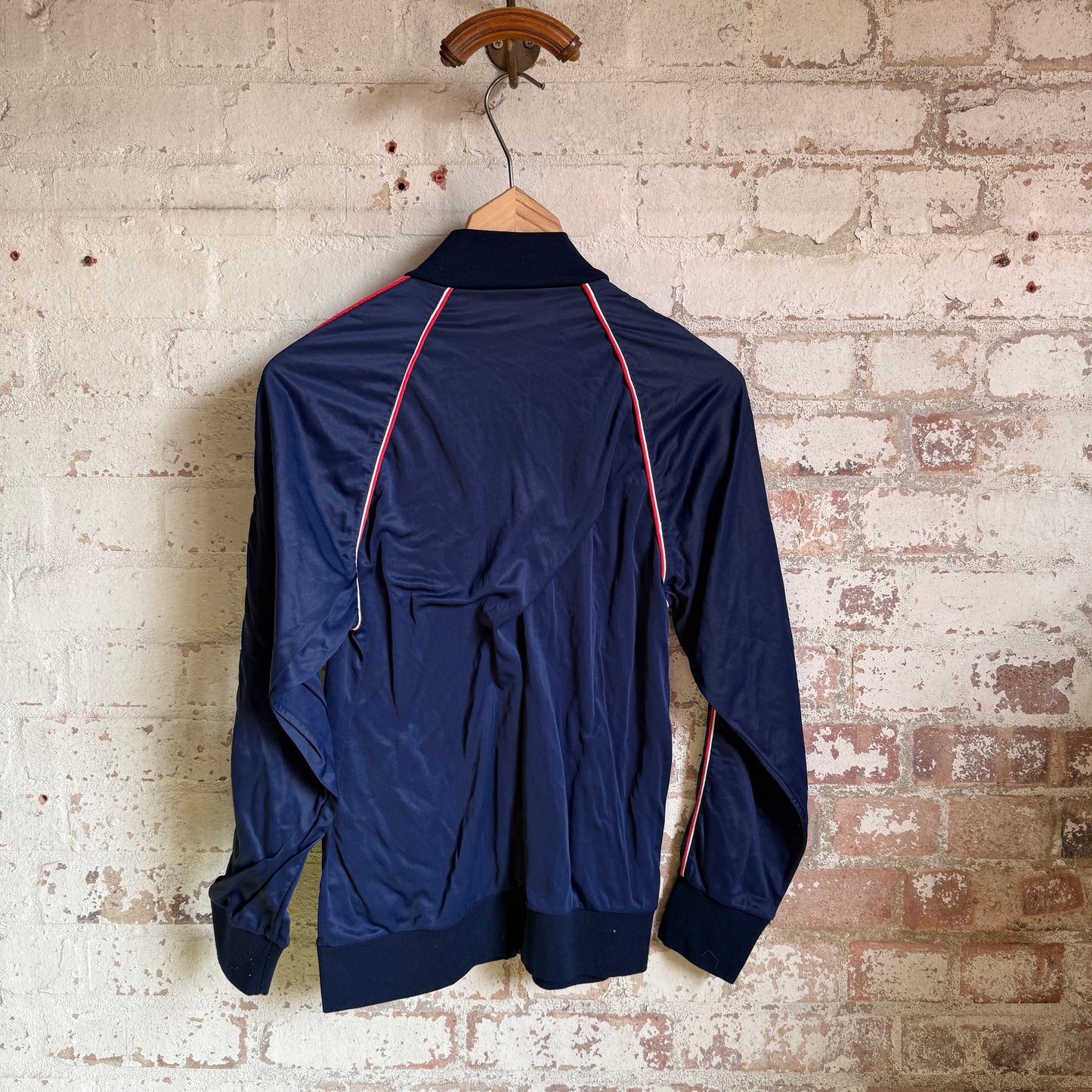 1980s Navy Sports Track Top