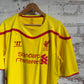 2014-2015 Yellow Liverpool Away Football Kit Shirt