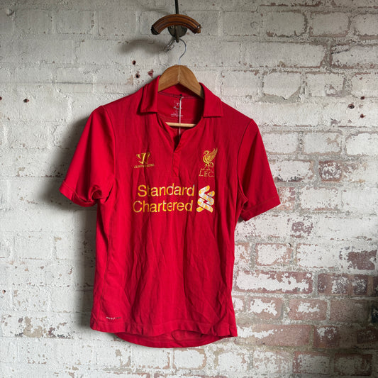 2012-2013 Red Liverpool Home Football Kit Shirt Lucas