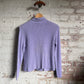 1960s Lilac Purple Wool Knitted Jumper