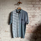 1980s Grey Striped Shirt