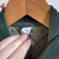 1980s Green Padded Quilted Jacket Coat