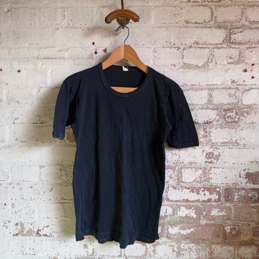 1970s Black Blank T-Shirt