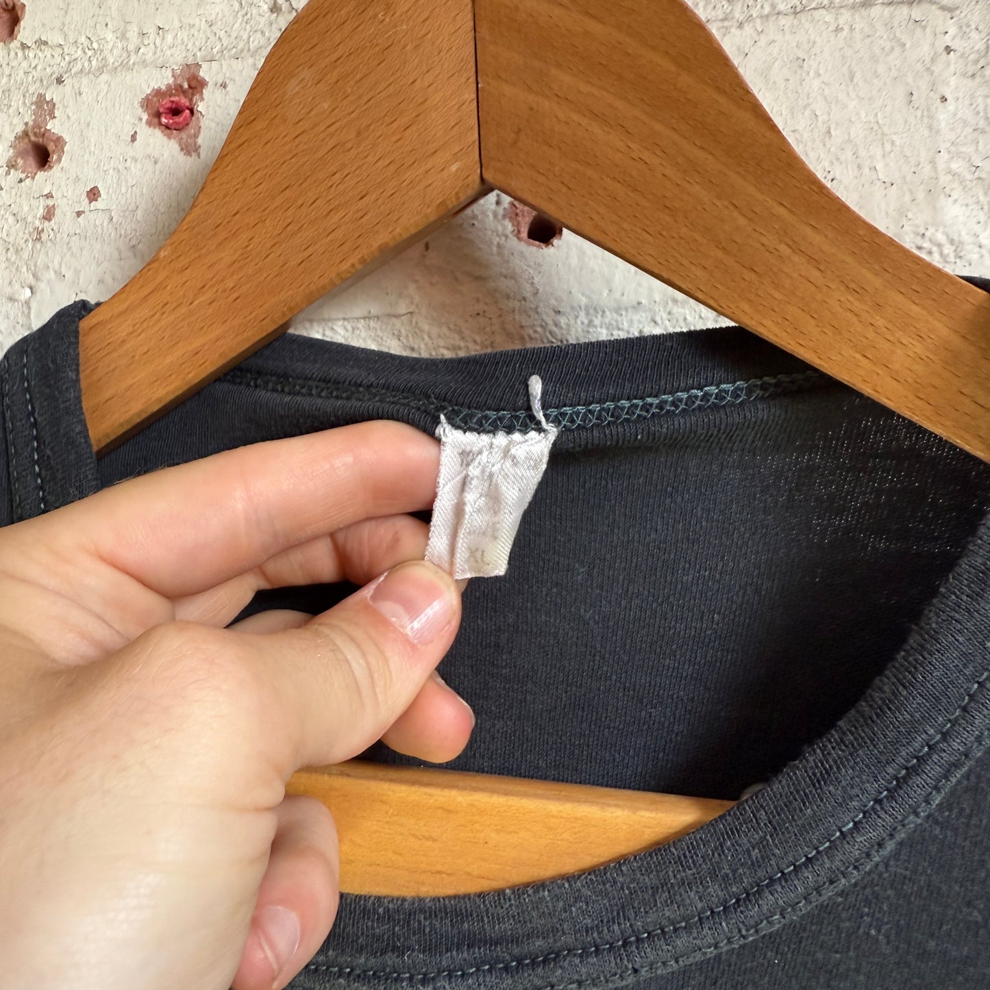 1970s Black Blank T-Shirt