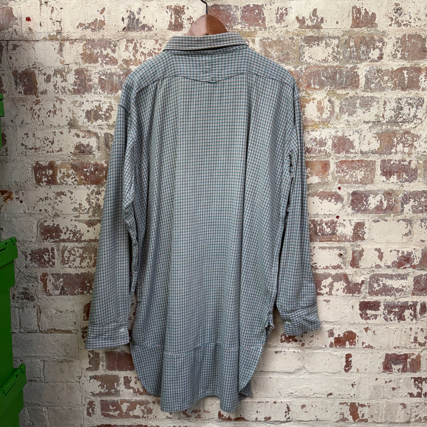 1950s Wool British Pullover Button Shirt