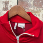 1980s Red Zip Up Track Top