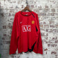 2000s Red Nike Manchester United Training Sweatshirt