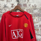 2000s Red Nike Manchester United Training Sweatshirt