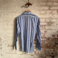 1980s Blue Striped Italian Shirt