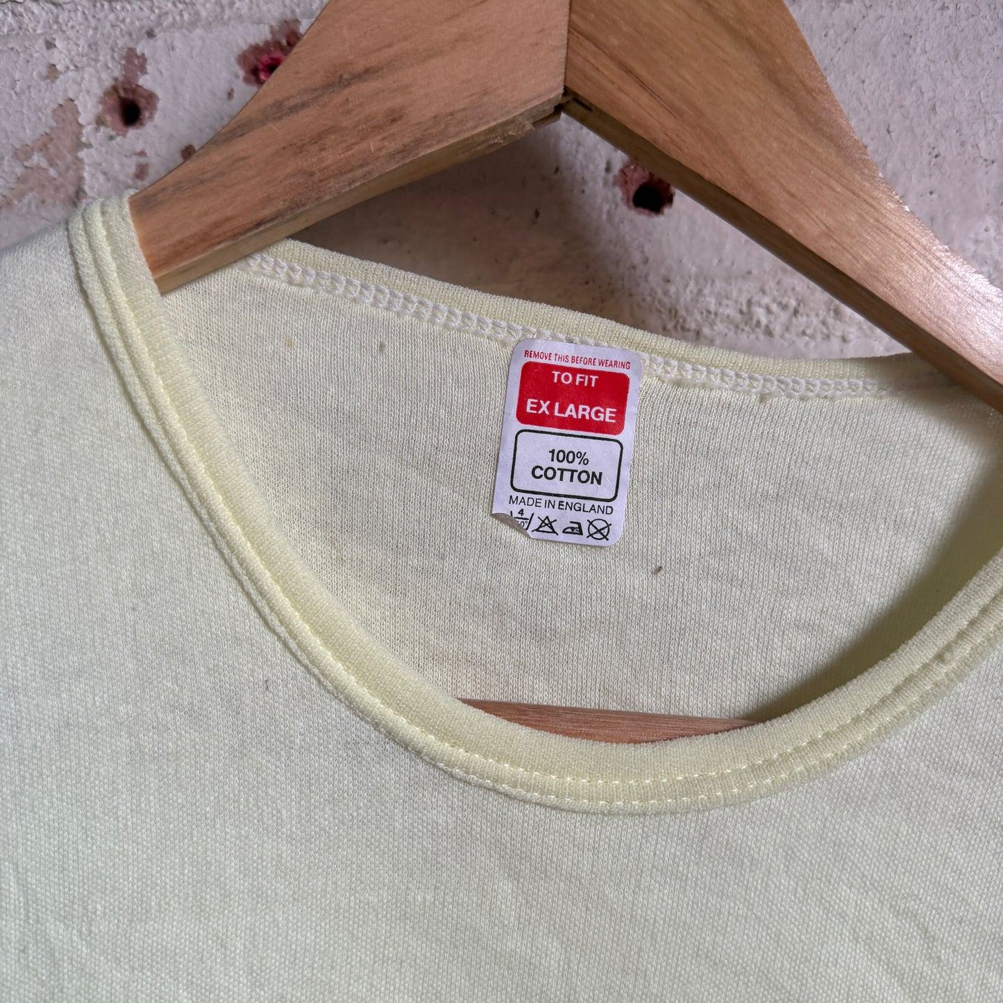 1970s Yellow 'Liverpool' Graphic T-Shirt