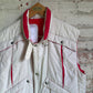 1980s White Padded Gilet Jacket