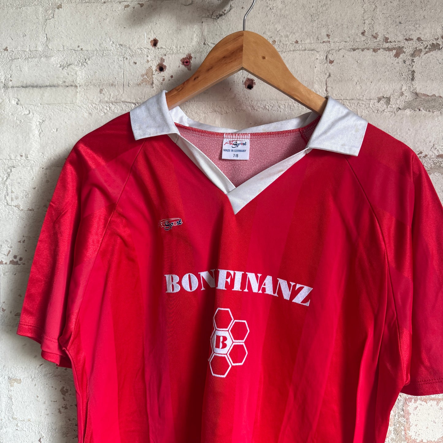 1990s Red German Football Template Shirt