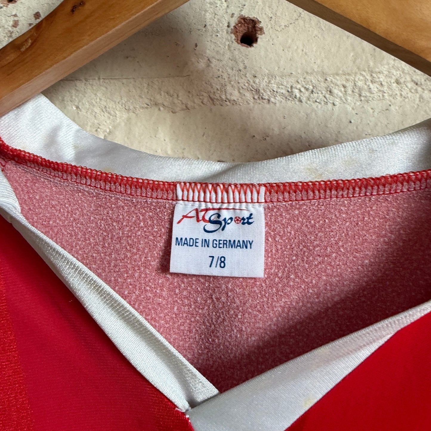 1990s Red German Football Template Shirt