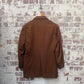 1960s Brown Three Button Suit Blazer Jacket