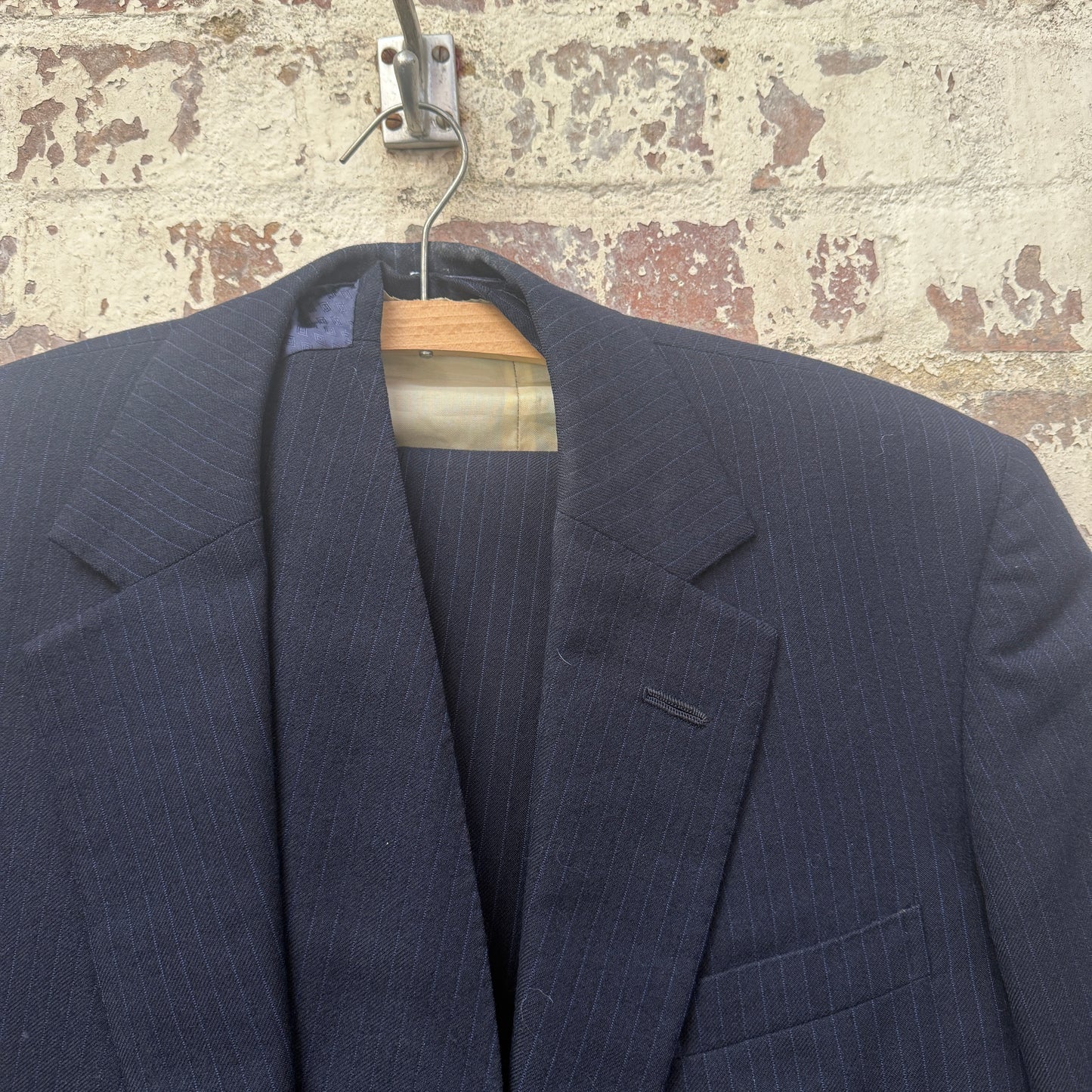 1970s Three Piece Pin Stripe Tailored Suit