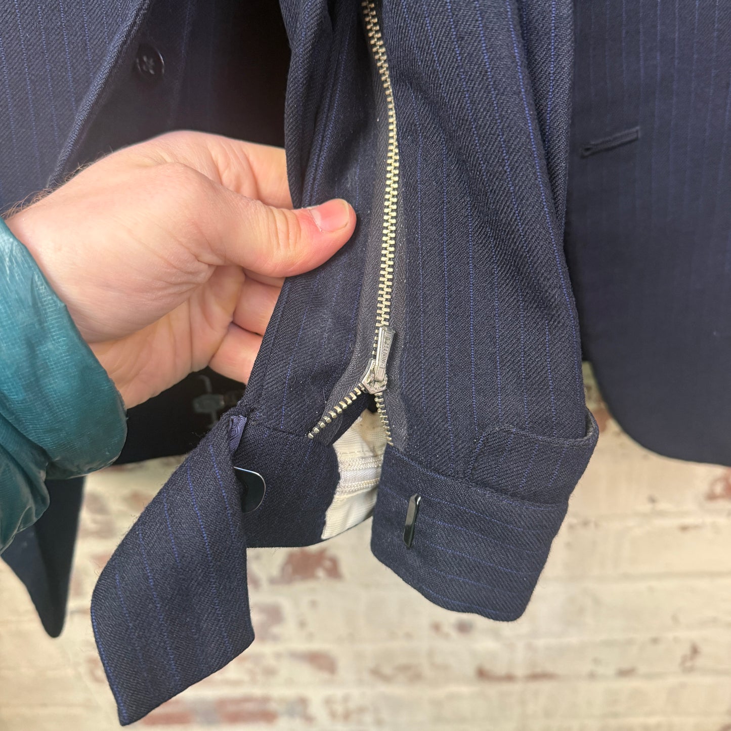 1970s Three Piece Pin Stripe Tailored Suit