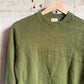 1960s Green Wool British Knitted Jumper
