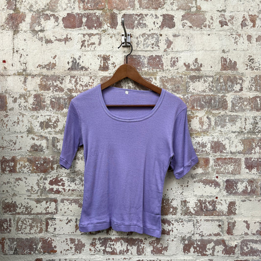 1970s Purple Blank Ringer T-Shirt