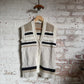1980s Cream Wool Knitted Button Jumper