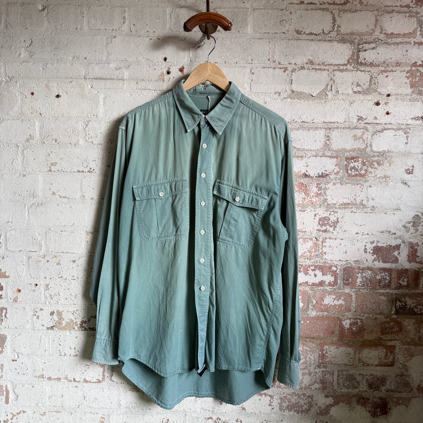 1980s Green 'Racing Green' Cotton Shirt
