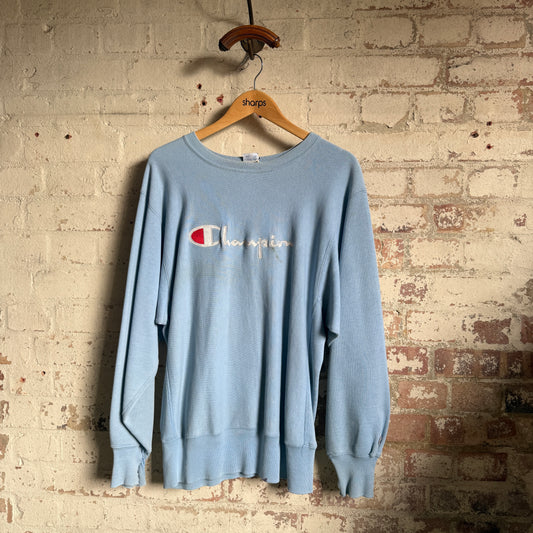1990s Baby Blue Champion Reverse Weave Sweatshirt