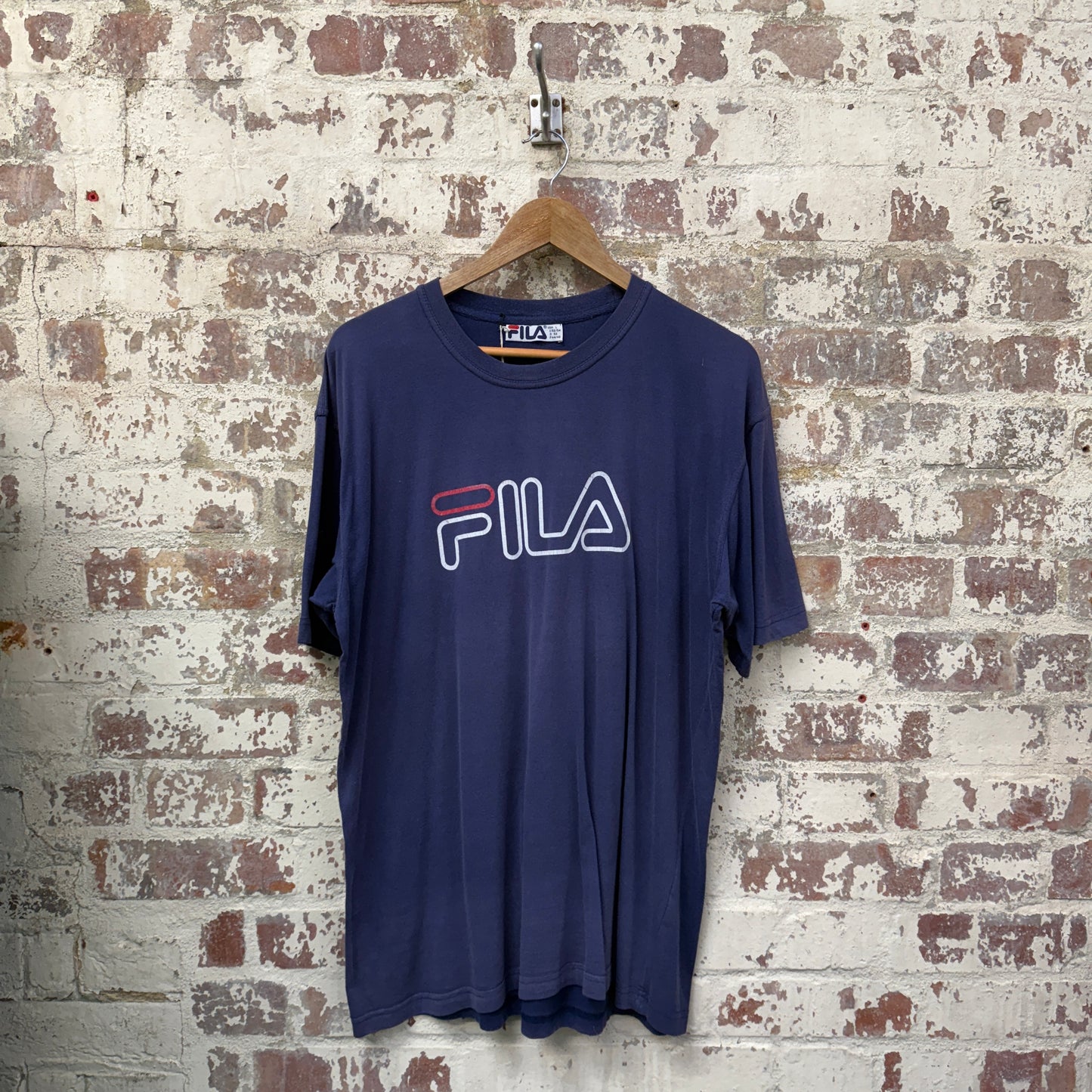 1990s Navy Fila Graphic T-Shirt