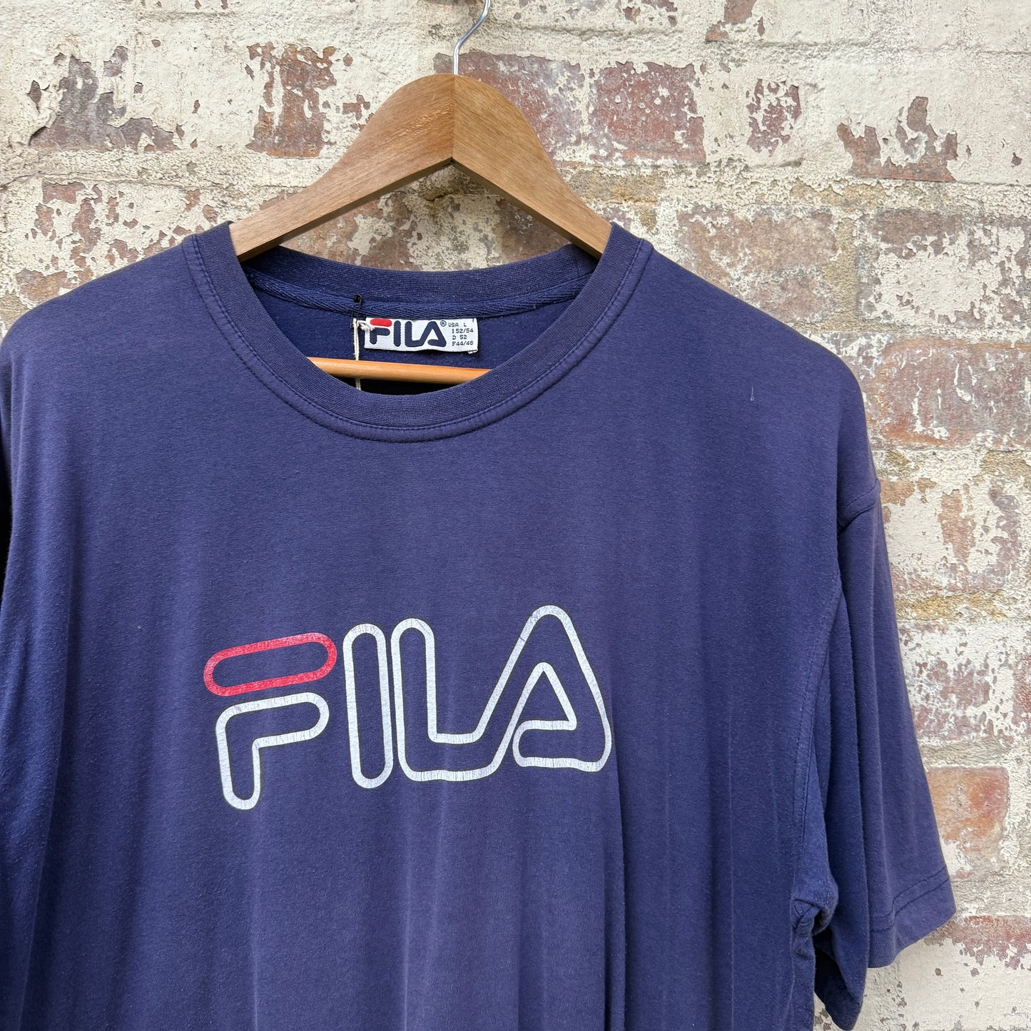 1990s Navy Fila Graphic T-Shirt