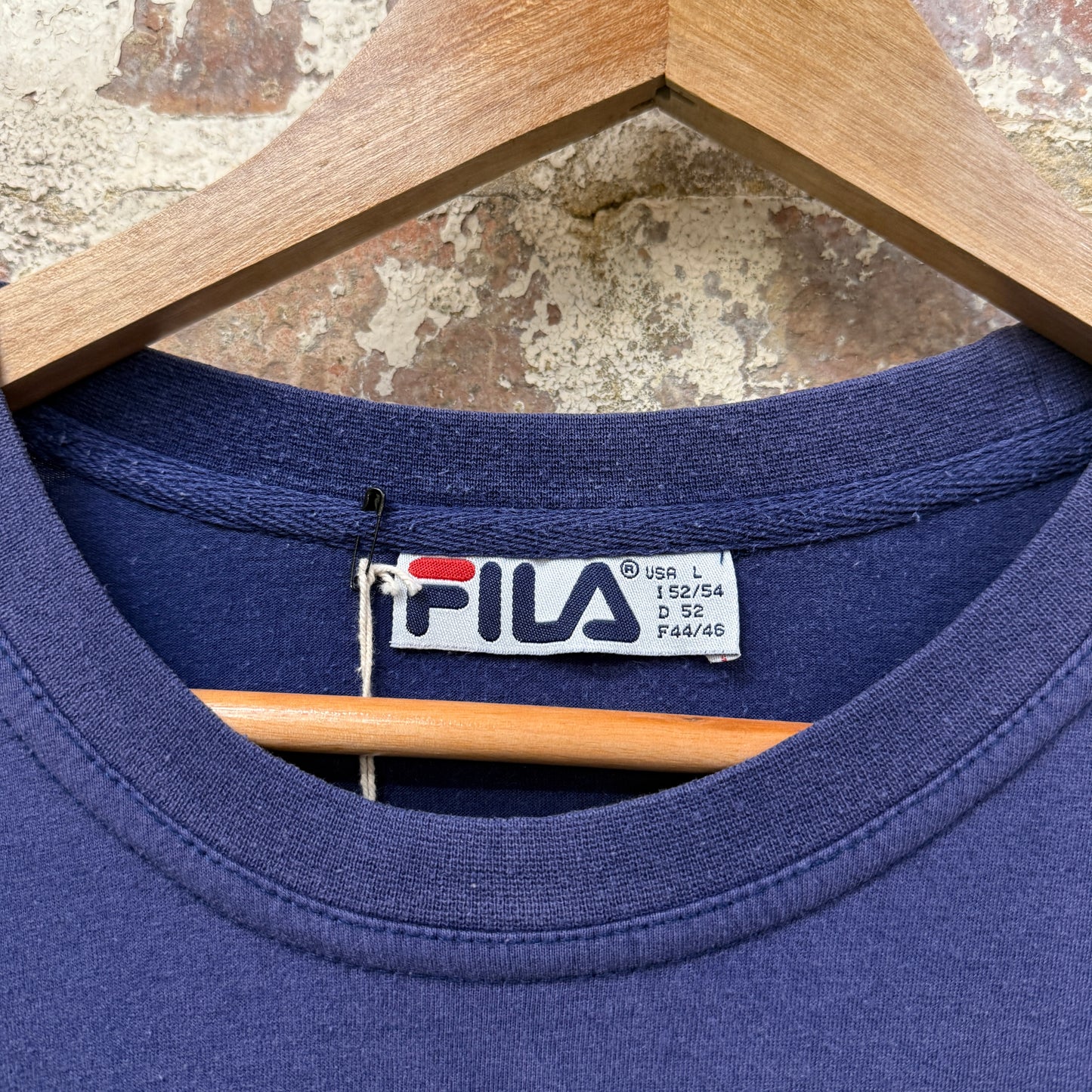1990s Navy Fila Graphic T-Shirt